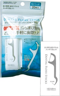 雑-12 幅広ﾃﾞﾝﾀﾙ 糸ようじ 30本 12入
