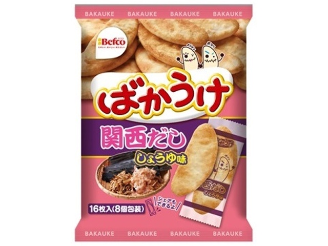 栗山-26 ばかうけ 関西だし醤油 12入
