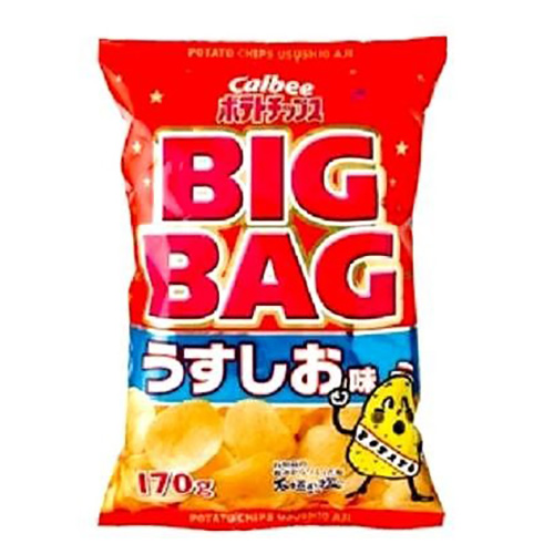 CA-34 BIGﾊﾞｯｸﾞ うすしお味 160g 12入
