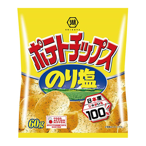 KO-16 ﾎﾟﾃﾄﾁｯﾌﾟｽ のり塩 60ｇ 12入
