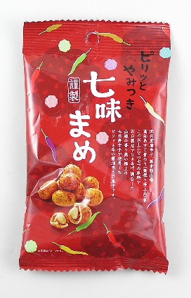 ﾋﾟﾘｯとやみつき七味まめ 14g 120入

