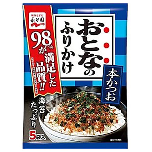 永谷-15 大人ふりかけ 本ｶﾂｵ5袋 60入