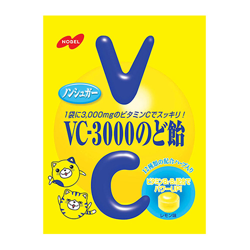 ﾉｰﾍﾞﾙ-24 VC-3000のど飴 90g 48入
