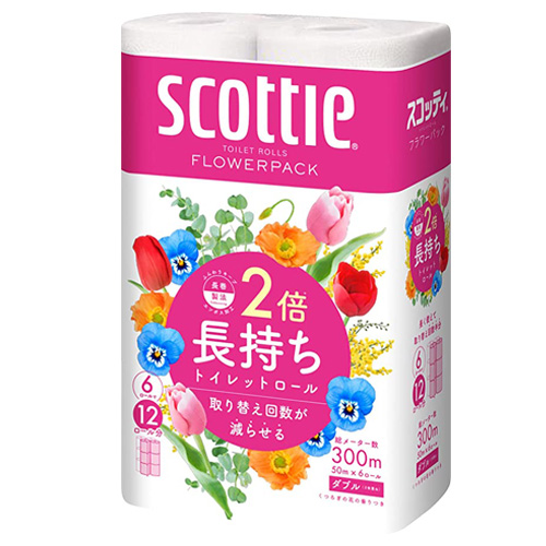 ｽｺｯﾃｨ ﾌﾗﾜｰﾊﾟｯｸ2倍長持 6RW 50m 8入