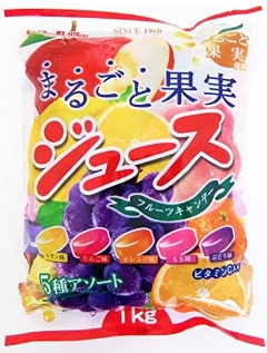 扇雀-業務用 お取寄ｼﾞｭｰｽｷｬﾝﾃﾞｨ1㎏ 8入