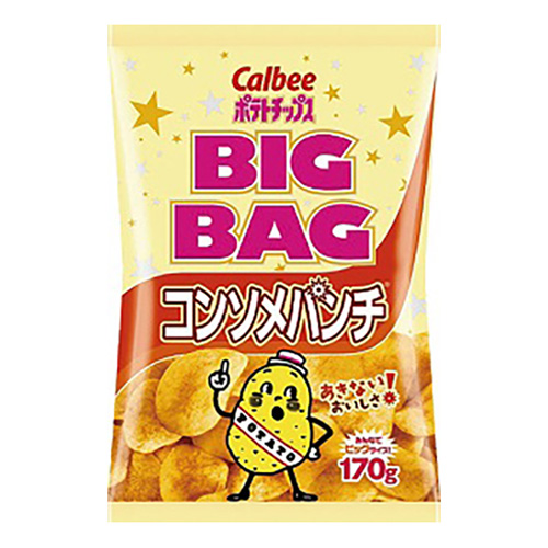 CA-34 BIGﾊﾞｯｸﾞ ｺﾝｿﾒﾊﾟﾝﾁ 160g 12入
