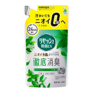 ﾘｾｯｼｭ除菌EX ｸﾞﾘｰﾝﾊｰﾌﾞ 替 320ml 24入

