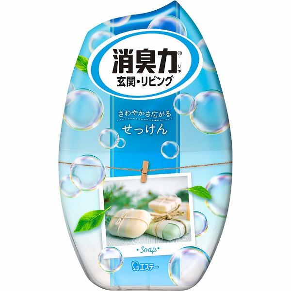 消臭力 ﾘﾋﾞﾝｸﾞ 石鹸の香 400ｍｌ 18入
