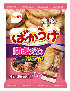 栗山-28 ばかうけ 関西だし醤油 12入
